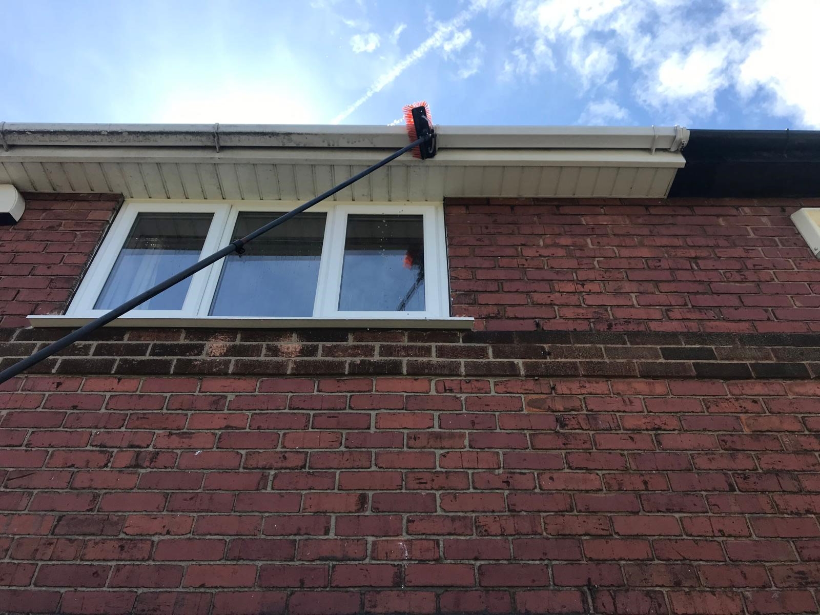 Photograph of Soffit & Fascia Cleaning in Oxton